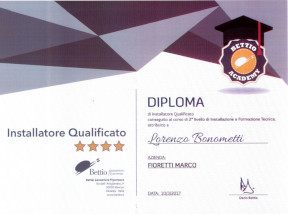 2° livello Installazione e Formazione Tecnica 2° livello Installazione e Formazione Tecnica