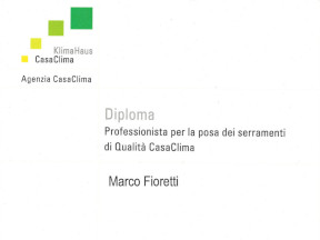 2° livello CasaClima nella posa del serramento 2° livello CasaClima nella posa del serramento