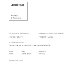 Patentino EQF4 Patentino EQF4