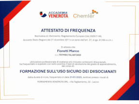 Formazione sull'uso sicuro dei diisocianati Formazione sull'uso sicuro dei diisocianati