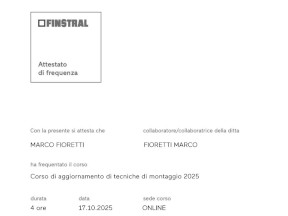 Aggiornamento tecniche di montaggio 2025 Aggiornamento tecniche di montaggio 2025