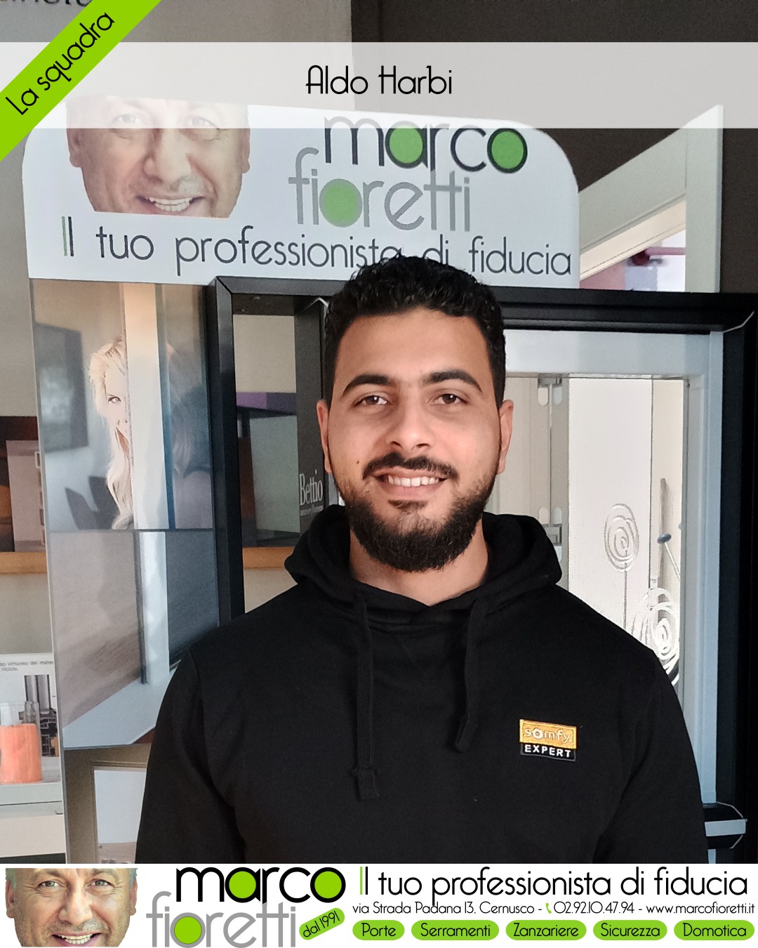 Aldo Harbi è installatore junior Aldo Harbi è installatore junior