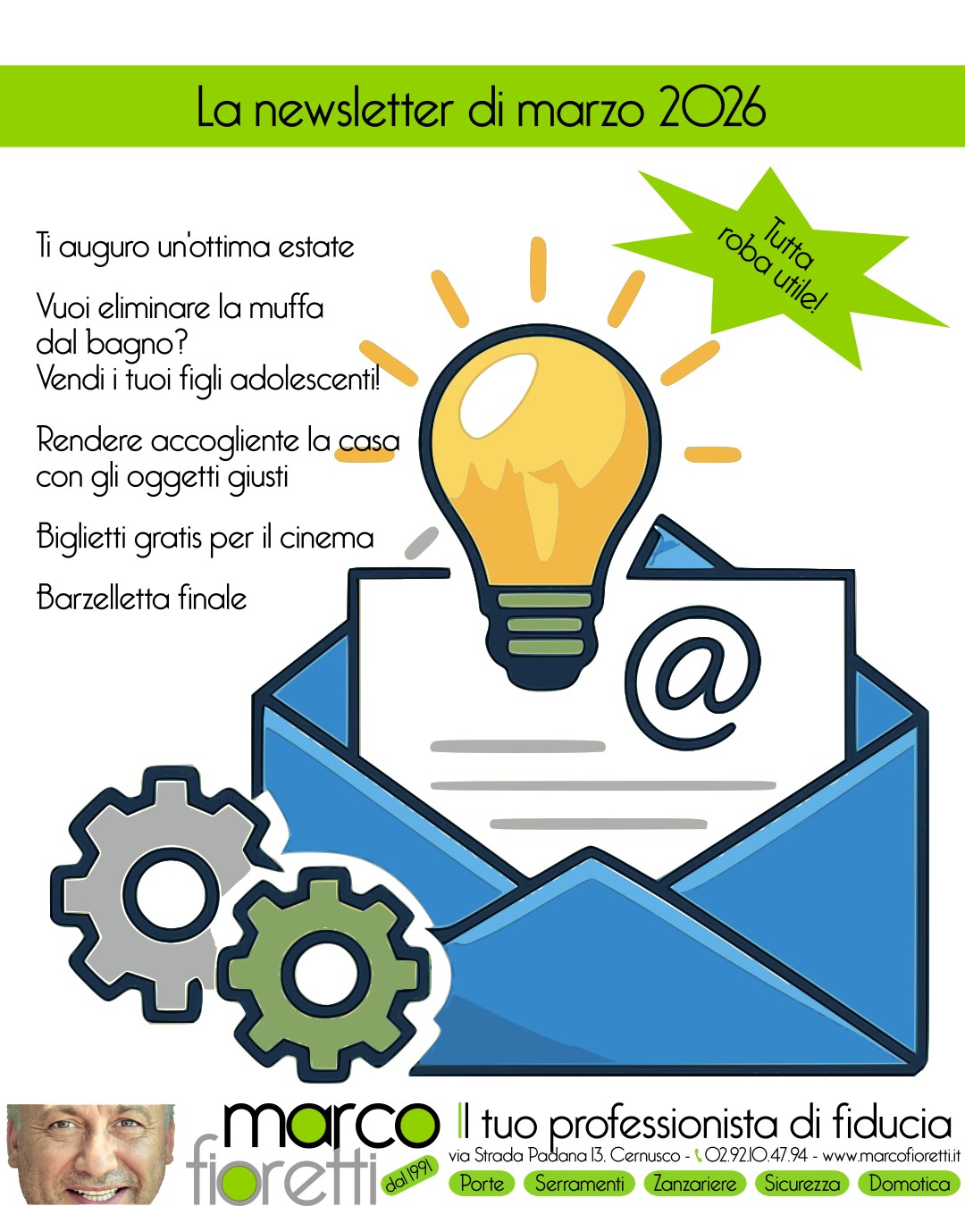 La newsletter di marzo 2026
