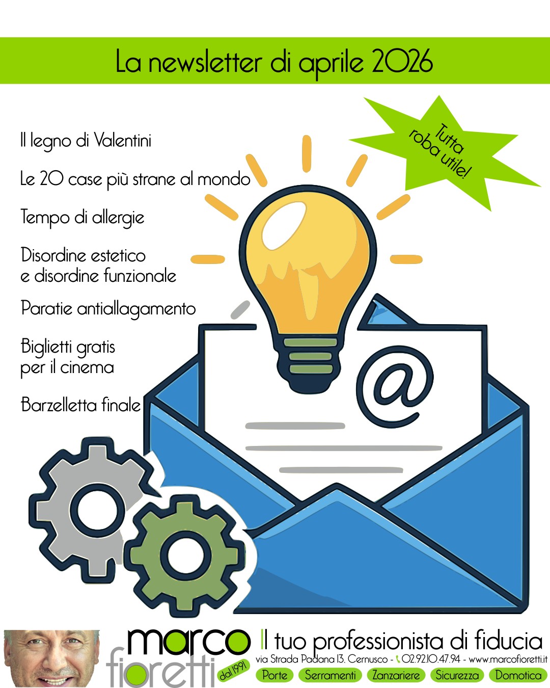 Newletter di aprile 2026 Newletter di aprile 2026