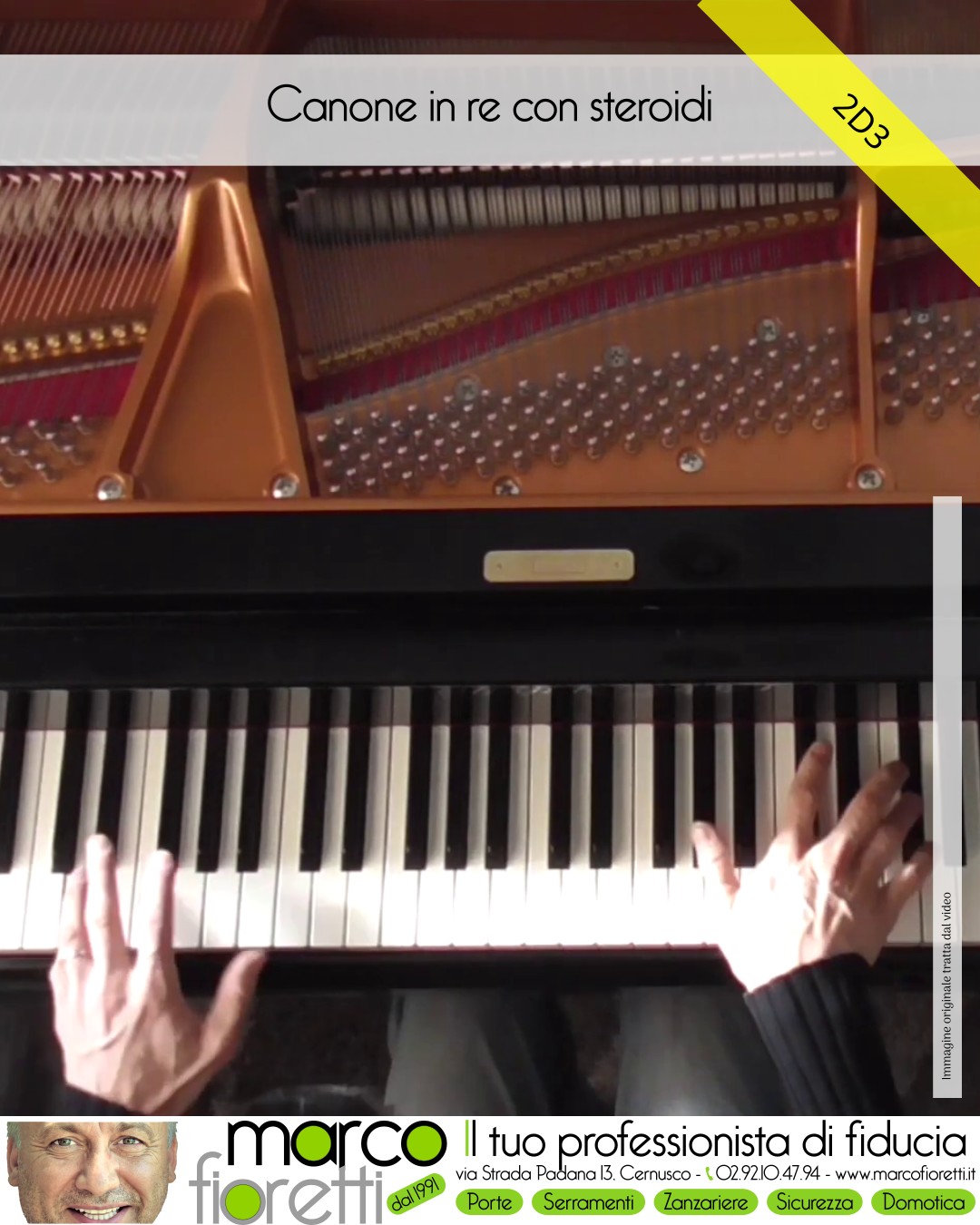Canone in re: variazione per pianoforte